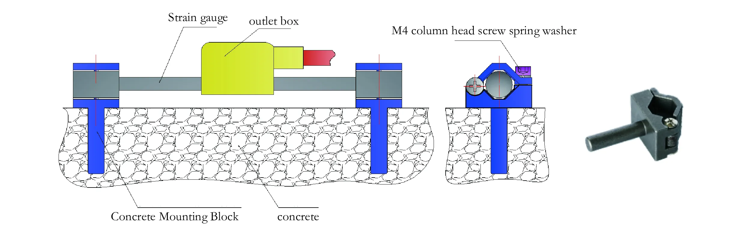 Akıllı titreşimli tel gerinim ölçer (yüzey modeli) JMZX-212HAT/HB resim 9
