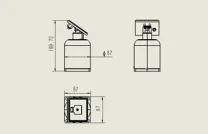 Entegre Eğim Ölçer JMQJ-7315RTU resim 6